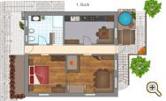 Map 1st floor - holiday home Obereggerhof