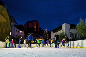 Ice-skating in Scena