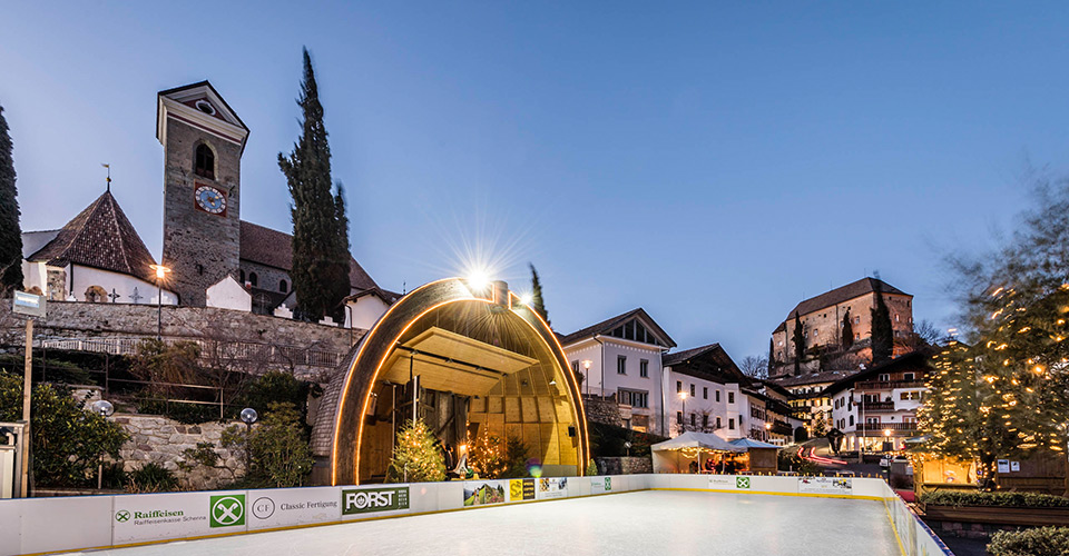 Eislaufbahn in Schenna