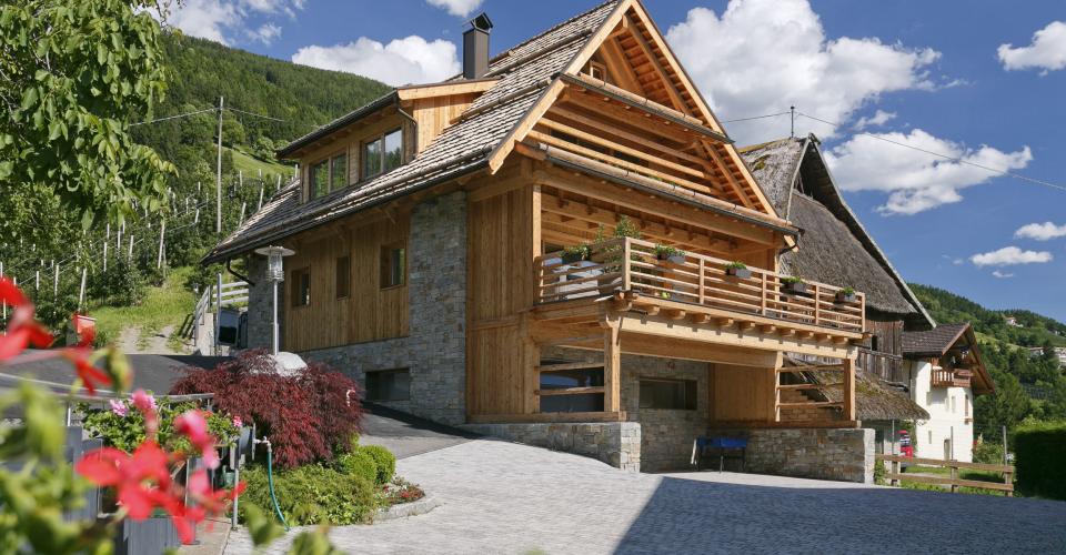 Obereggerhof | Chalet con terrazza panoramica con vasca idromassaggio